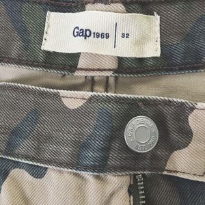 Gap denim skirt camo